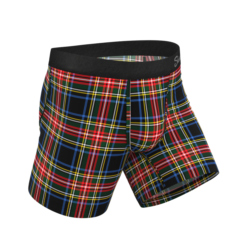 The Cappuccino | Holiday Tartan Plaid Ball Hammock® Pouch Underwear - Shinesty - Flyclothing LLC
