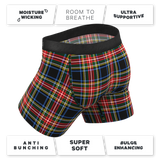 The Cappuccino | Holiday Tartan Plaid Ball Hammock® Pouch Underwear With Fly