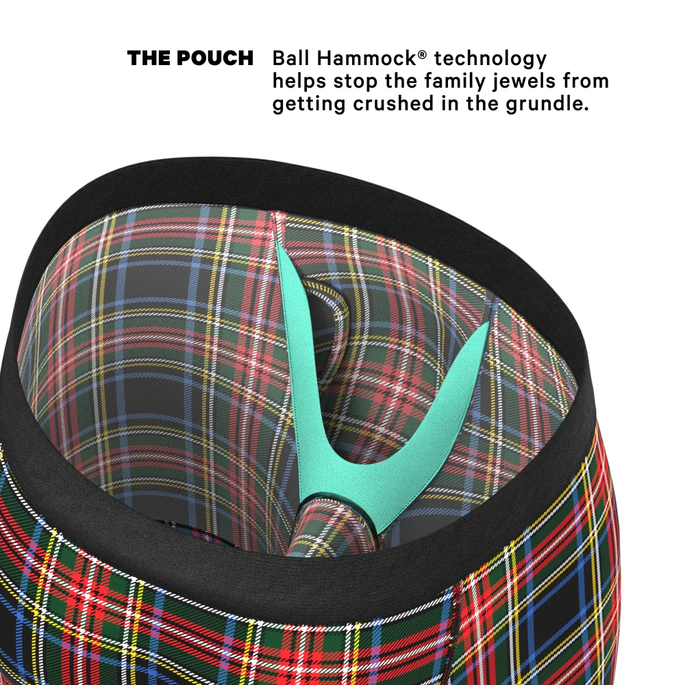 The Cappuccino | Holiday Tartan Plaid Long Leg Ball Hammock® Pouch Underwear With Fly - Shinesty - Flyclothing LLC