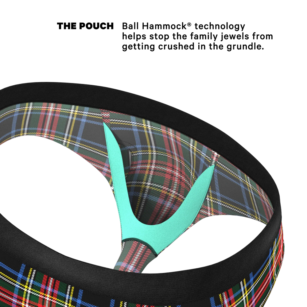The Cappuccino | Holiday Tartan Plaid Ball Hammock® Pouch Underwear Briefs - Shinesty - Flyclothing LLC