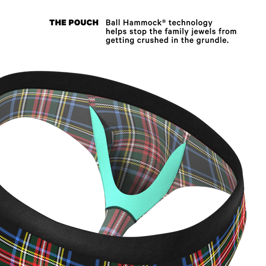 The Cappuccino | Holiday Tartan Plaid Ball Hammock® Pouch Underwear Briefs - Shinesty - Flyclothing LLC