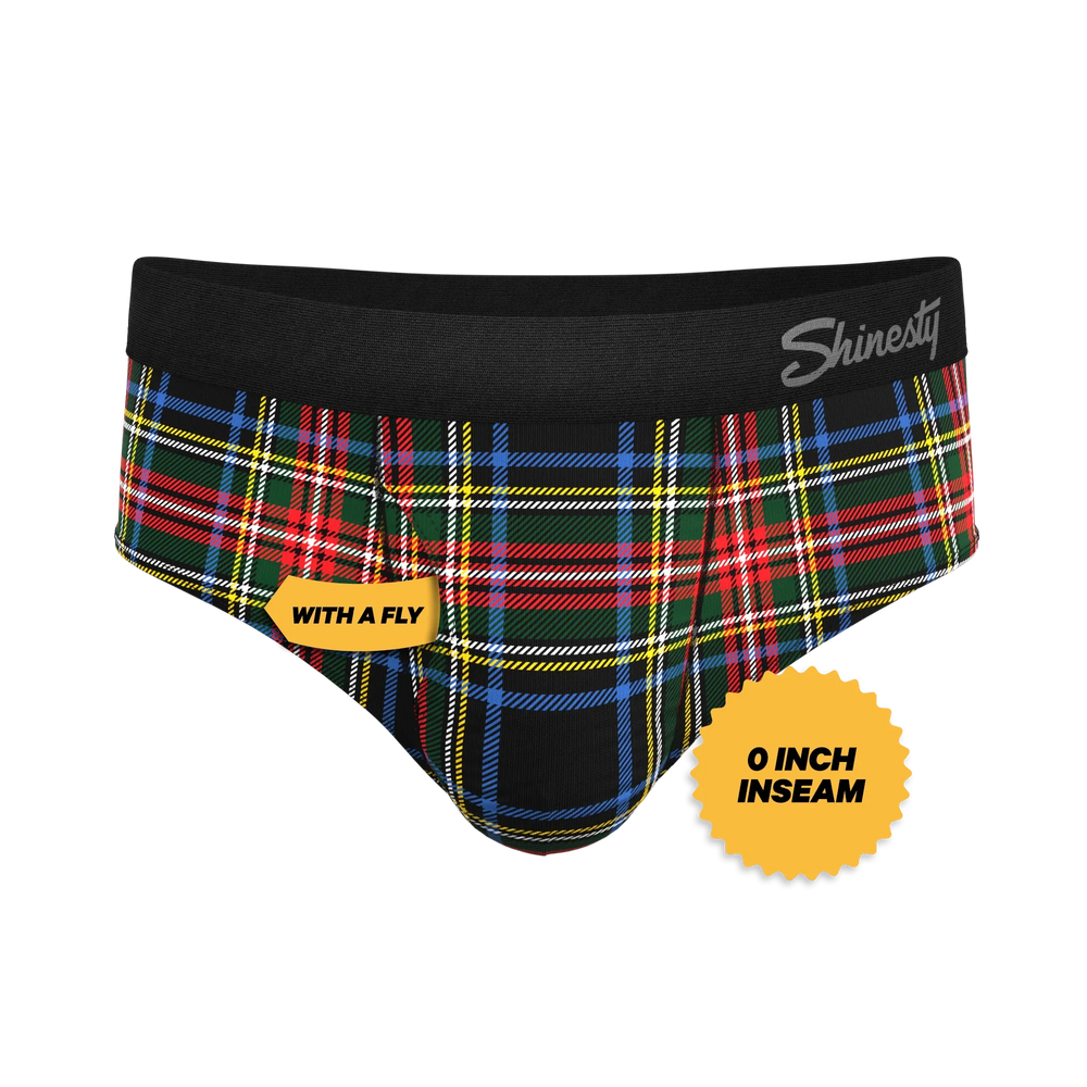 The Cappuccino | Holiday Tartan Plaid Ball Hammock® Pouch Underwear Briefs - Shinesty - Flyclothing LLC