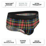The Cappuccino | Holiday Tartan Plaid Ball Hammock® Pouch Underwear Briefs - Shinesty - Flyclothing LLC