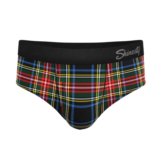 The Cappuccino | Holiday Tartan Plaid Ball Hammock® Pouch Underwear Briefs - Shinesty - Flyclothing LLC