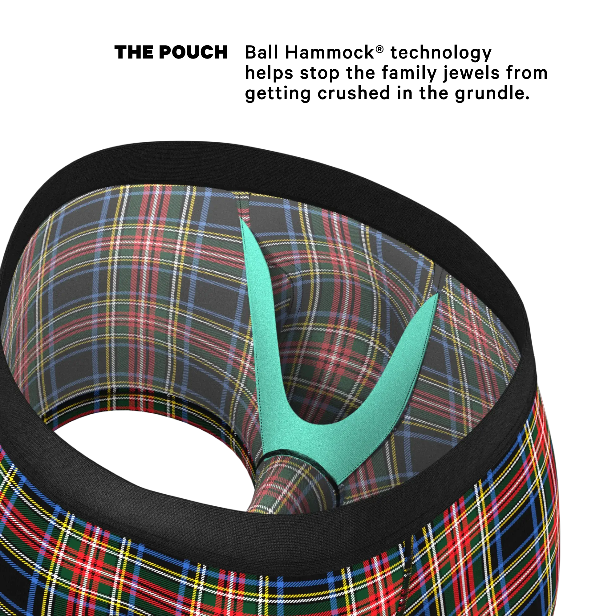 The Cappuccino | Holiday Tartan Plaid Ball Hammock® Pouch Trunks Underwear - Shinesty - Flyclothing LLC
