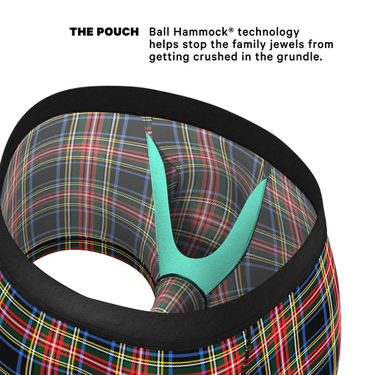 The Cappuccino | Holiday Tartan Plaid Ball Hammock® Pouch Trunks Underwear - Shinesty - Flyclothing LLC