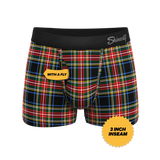 The Cappuccino | Holiday Tartan Plaid Ball Hammock® Pouch Trunks Underwear - Shinesty - Flyclothing LLC