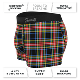 The Cappuccino | Holiday Tartan Plaid Ball Hammock® Pouch Trunks Underwear - Shinesty - Flyclothing LLC