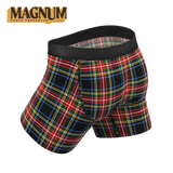 The Cappuccino | Holiday Tartan Plaid Ball Hammock® Magnum Big Pouch Underwear