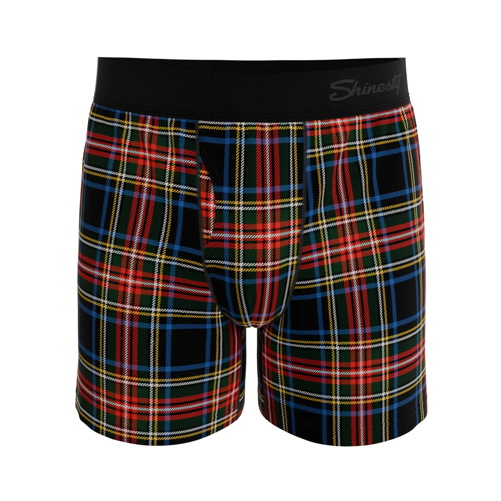 The Cappuccino | Holiday Tartan Plaid Boxers - Shinesty - Flyclothing LLC