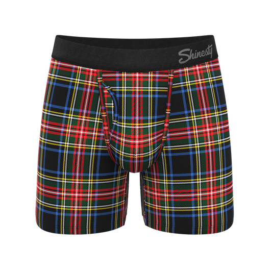 The Cappuccino | Holiday Tartan Plaid Ball Hammock® Magnum Big Pouch Underwear