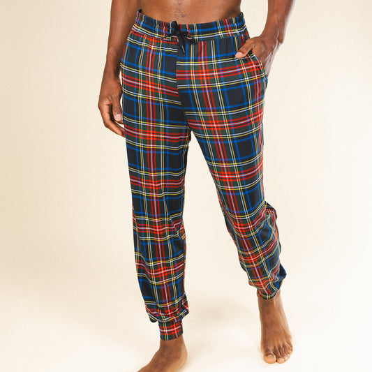 The Cappuccino | Holiday Tartan Plaid SleepDeep™ Men’s Pajama Joggers - Shinesty - Flyclothing LLC