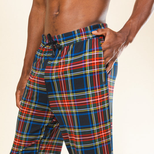 The Cappuccino | Holiday Tartan Plaid SleepDeep™ Men’s Pajama Joggers