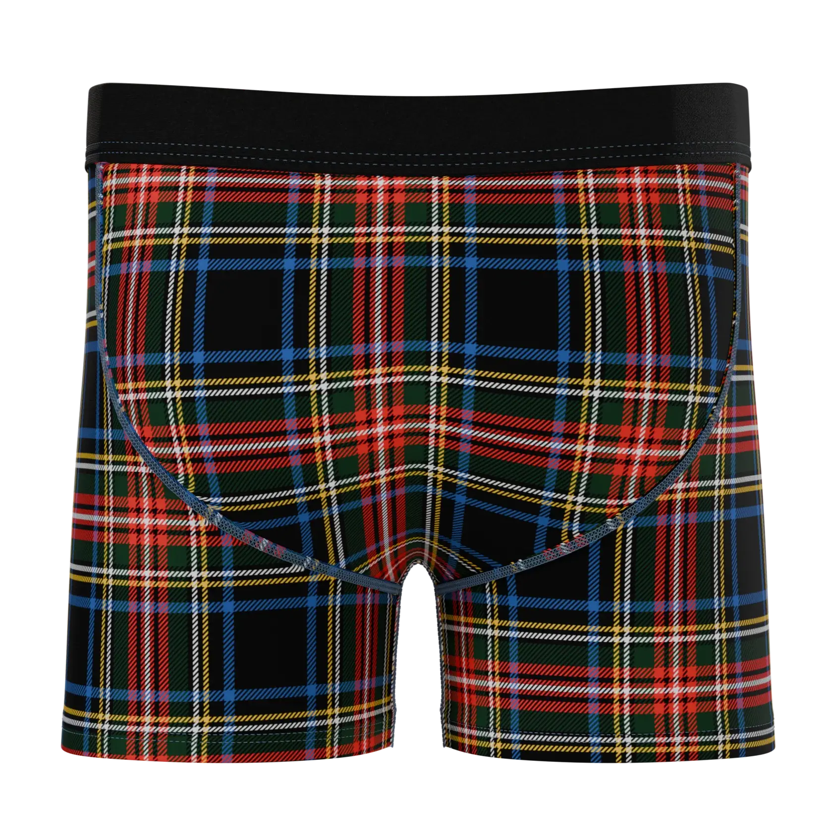 The Cappuccino | Holiday Tartan Plaid Boy's Boxer Briefs - Shinesty - Flyclothing LLC