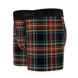 The Cappuccino | Holiday Tartan Plaid Boy's Boxer Briefs - Shinesty - Flyclothing LLC