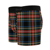The Cappuccino | Holiday Tartan Plaid Boy's Boxer Briefs - Shinesty - Flyclothing LLC