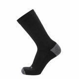 Carbon - Casual Crew Midweight Merino Wool Sock - GRIP6 - Flyclothing LLC