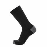 3 Pack Carbon - Casual Crew Midweight Merino Wool Sock - GRIP6 - Flyclothing LLC