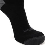 3 Pack Carbon - Casual Crew Midweight Merino Wool Sock - GRIP6 - Flyclothing LLC
