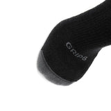 Carbon - Casual Crew Midweight Merino Wool Sock - GRIP6 - Flyclothing LLC