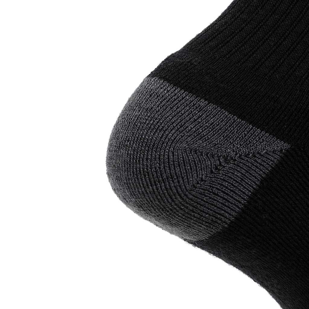 8 Pairs Carbon - Casual Crew Midweight Merino Wool Sock - GRIP6 - Flyclothing LLC