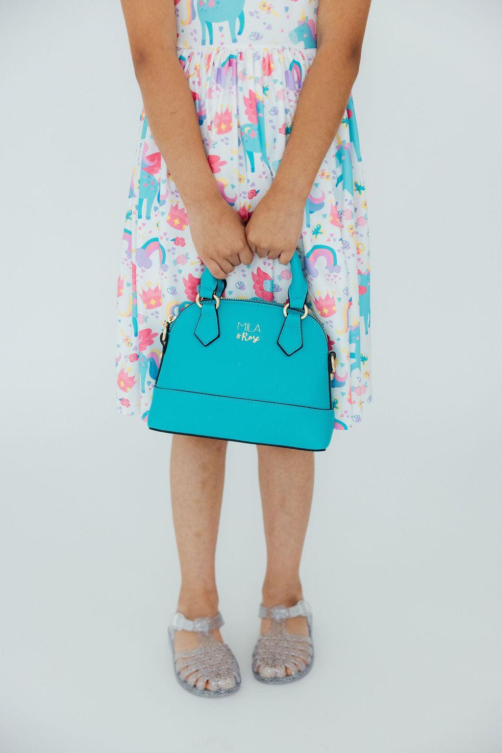 Caribbean Blue Girl's Crossbody Purse - Mila & Rose ® - Flyclothing LLC