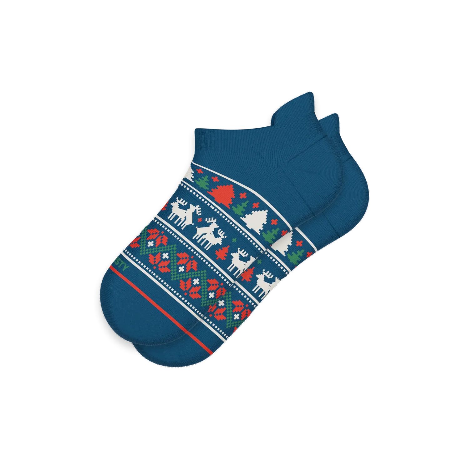 The Caribou Lous | Christmas Deer Heel Hammock™ Ankle Socks - Shinesty - Flyclothing LLC