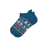 The Caribou Lous | Christmas Deer Heel Hammock™ Ankle Socks - Shinesty - Flyclothing LLC