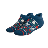 The Caribou Lous | Christmas Deer Heel Hammock™ Ankle Socks - Shinesty - Flyclothing LLC