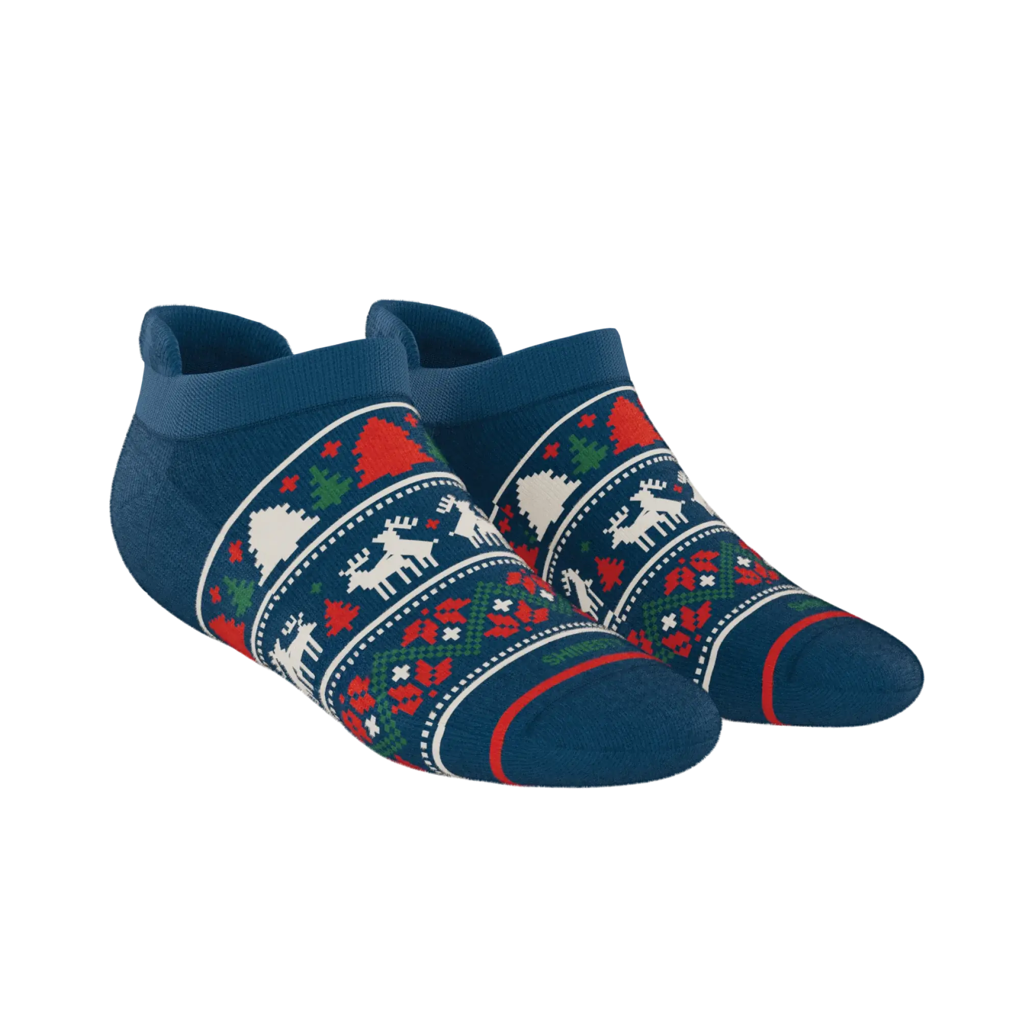 The Caribou Lous | Christmas Deer Heel Hammock™ Ankle Socks - Shinesty - Flyclothing LLC