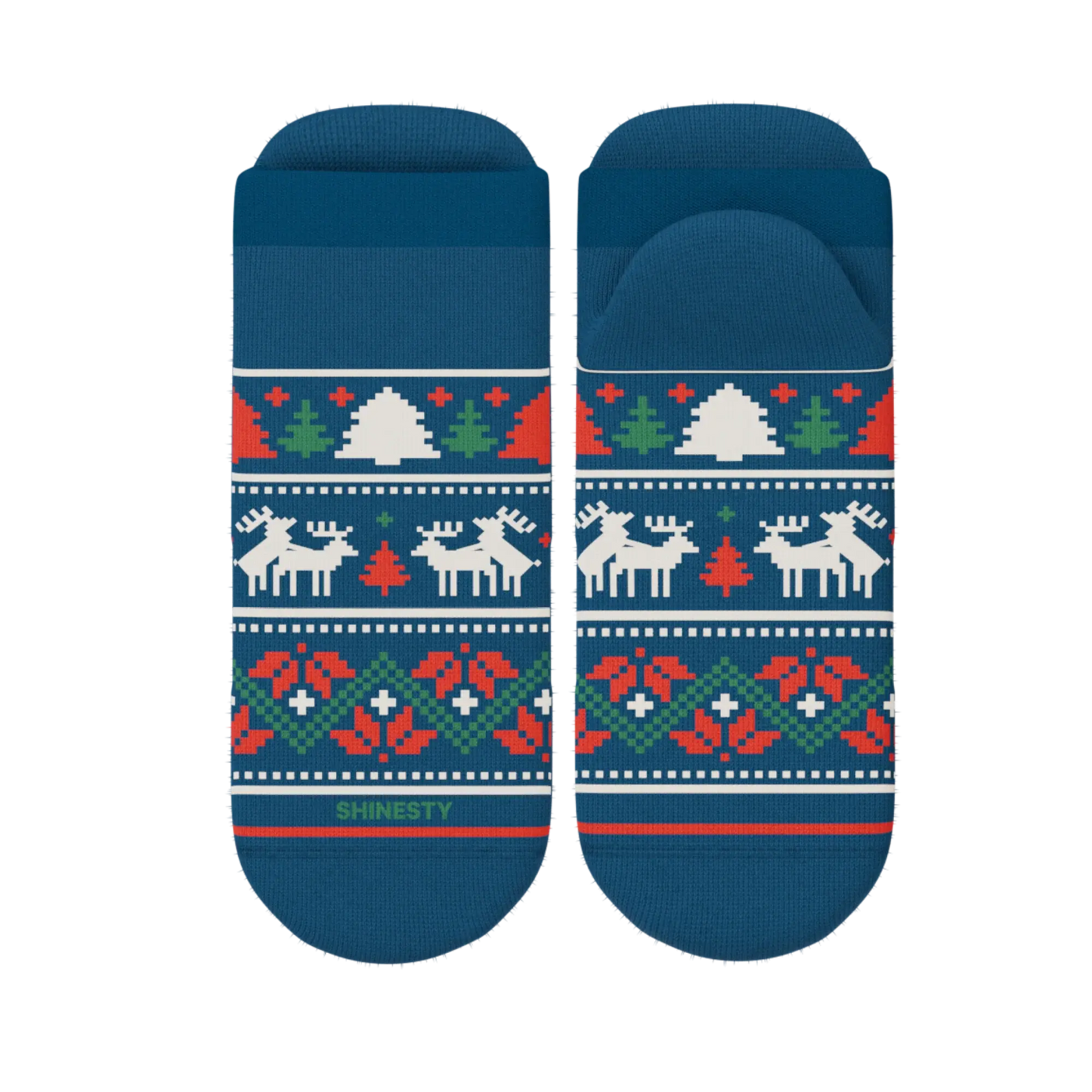 The Caribou Lous | Christmas Deer Heel Hammock™ Ankle Socks - Shinesty - Flyclothing LLC
