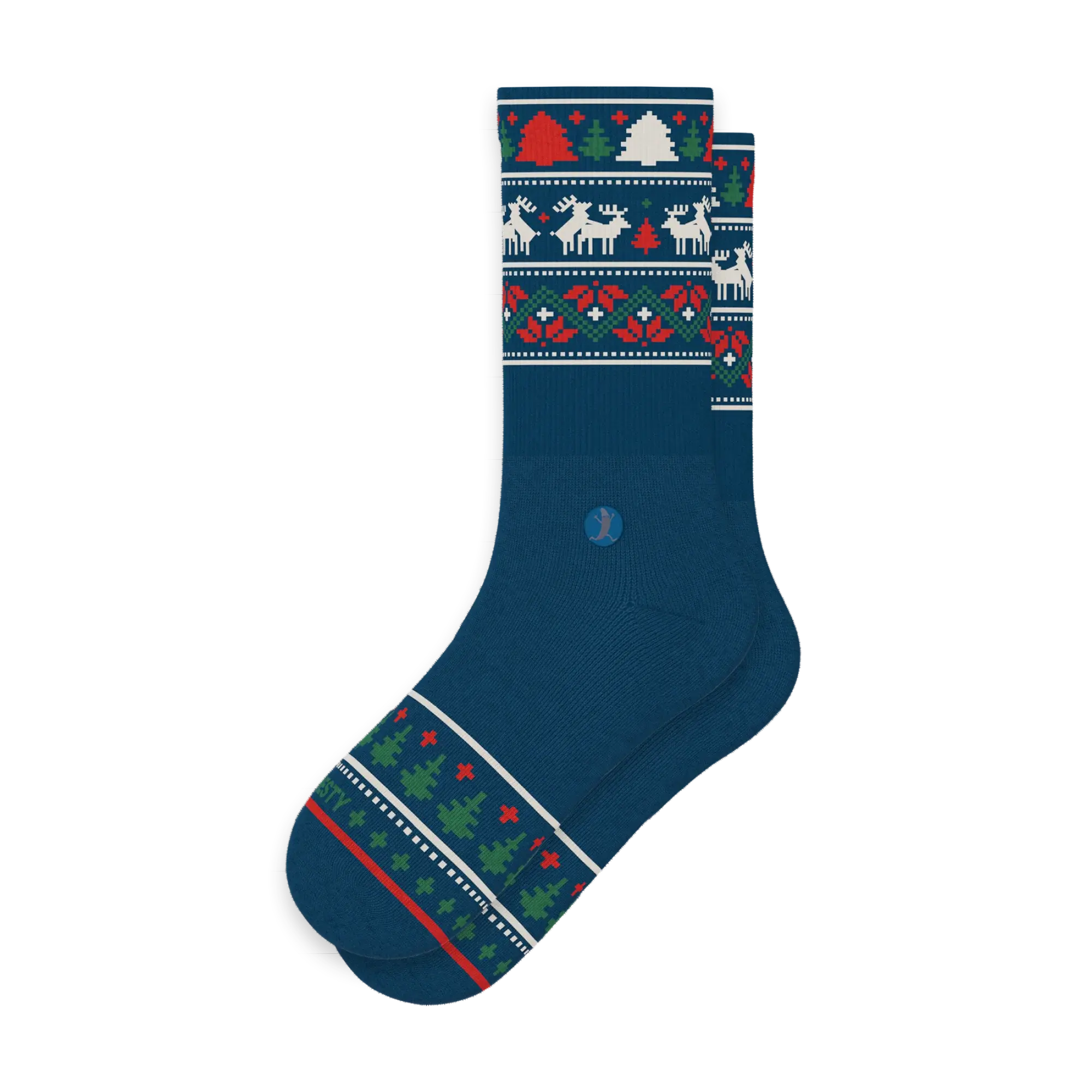 The Caribou Lous | Christmas Deer Heel Hammock™ Crew Socks - Shinesty - Flyclothing LLC