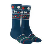 The Caribou Lous | Christmas Deer Heel Hammock™ Crew Socks - Shinesty - Flyclothing LLC