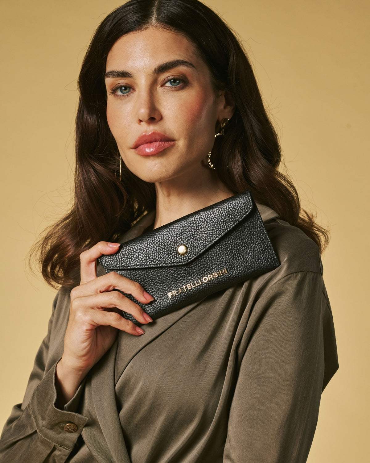 Carmina (black) - Italian calf leather women’s wallet