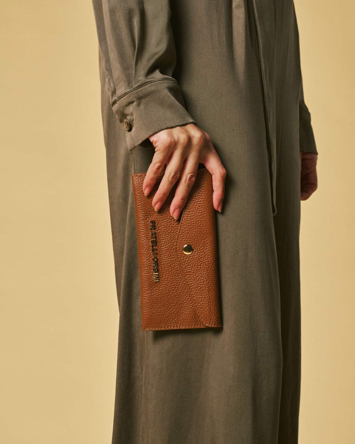 Carmina (cognac) - Italian calf leather women’s wallet