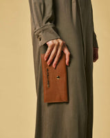 Carmina (cognac) - Italian calf leather women’s wallet