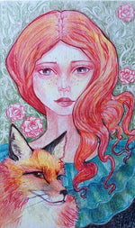 Black Market Art Company Carmine Print