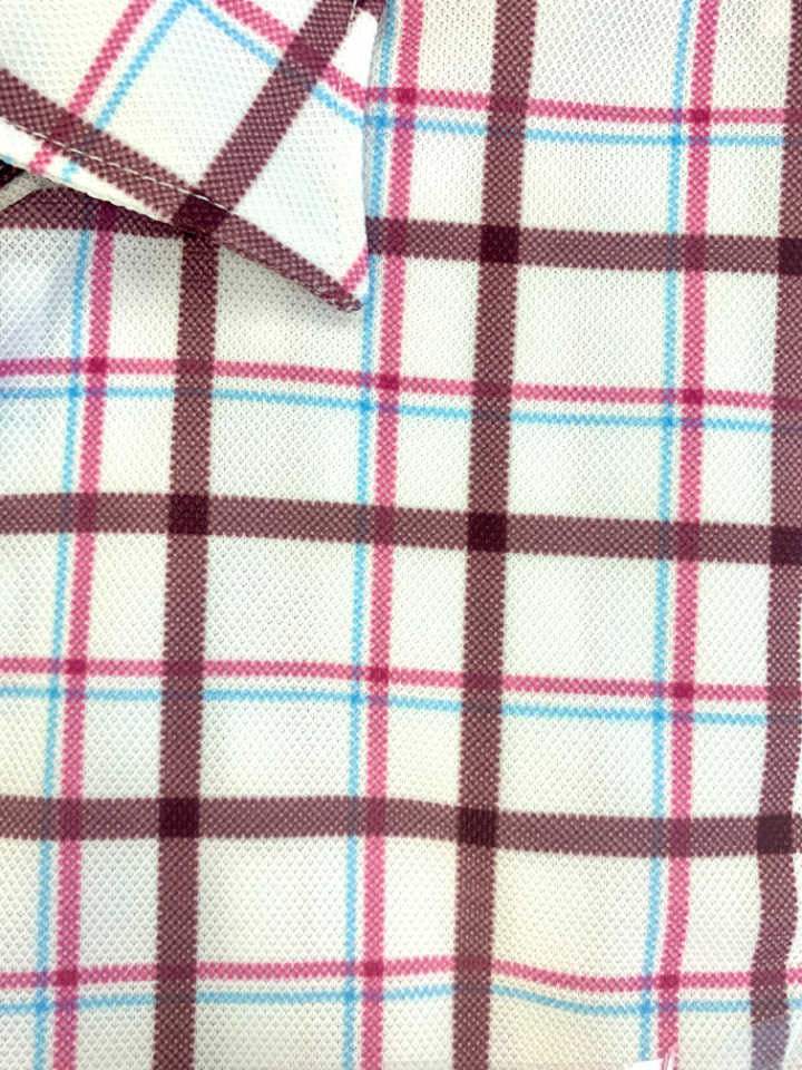 Carnaby Plaid Short Sleeve Tech Shirt - Buki - Flyclothing LLC