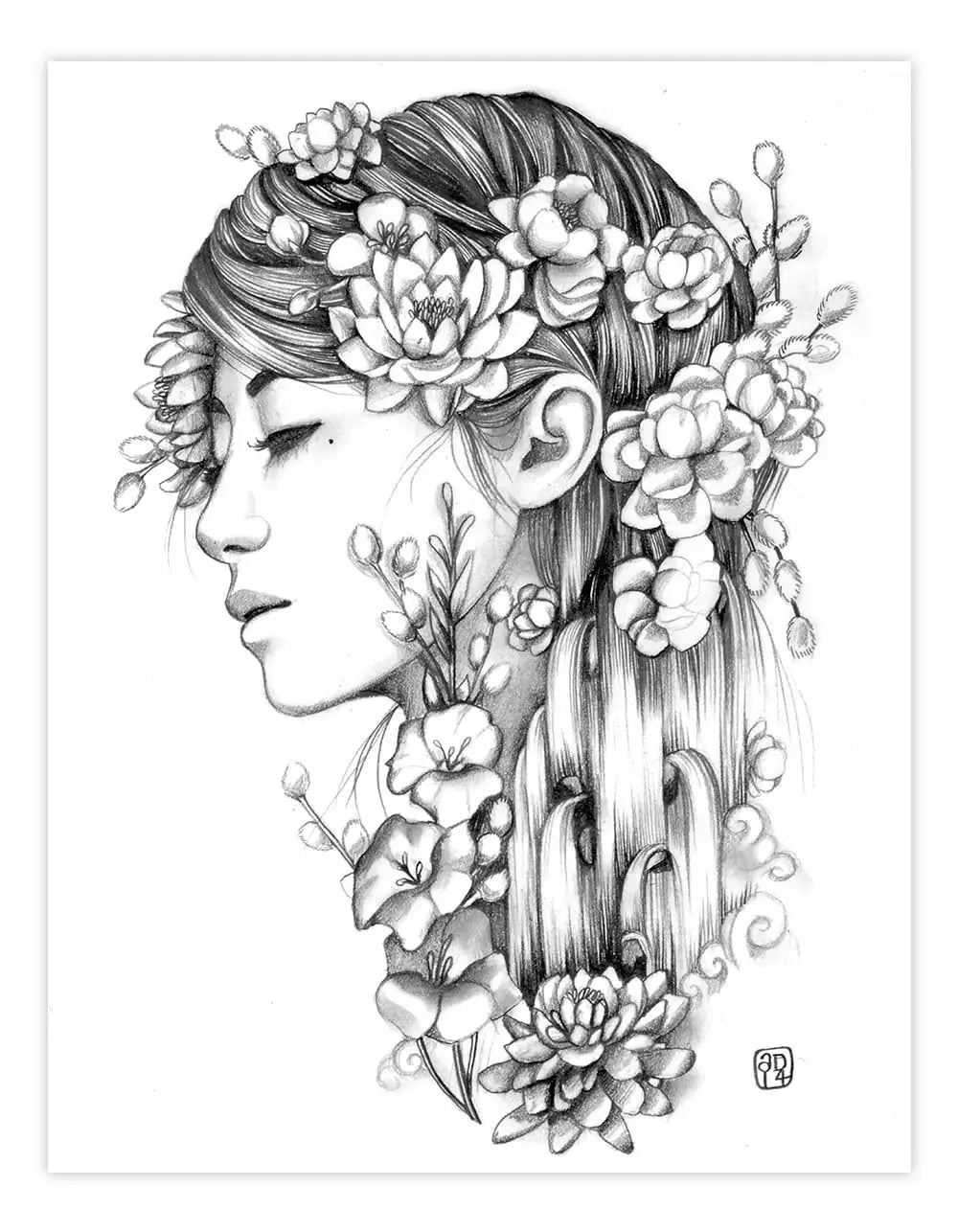 Black Market Art Company Cascade Print - Black Market Art Company - Flyclothing LLC