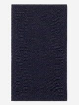 Riccardo (blue & brown) - Italian cashmere scarf with pattern
