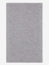 Riccardo (grey & white) - Italian 100% cashmere scarf with pattern