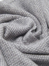 Riccardo (grey & white) - Italian 100% cashmere scarf with pattern
