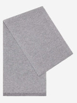 Riccardo (grey & white) - Italian 100% cashmere scarf with pattern