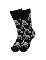Skull and Crossbones Socks - Comfy Cotton for Men & Women - Real Sic - Flyclothing LLC