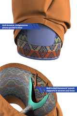 The Casual Thigh Day | Khaki Aztec Ball Hammock® 7 Inch Athletic Shorts - Shinesty