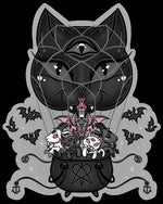 Black Market Art Company Cat Balloon Print