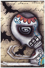 Black Market Art Company Catching Bats Print