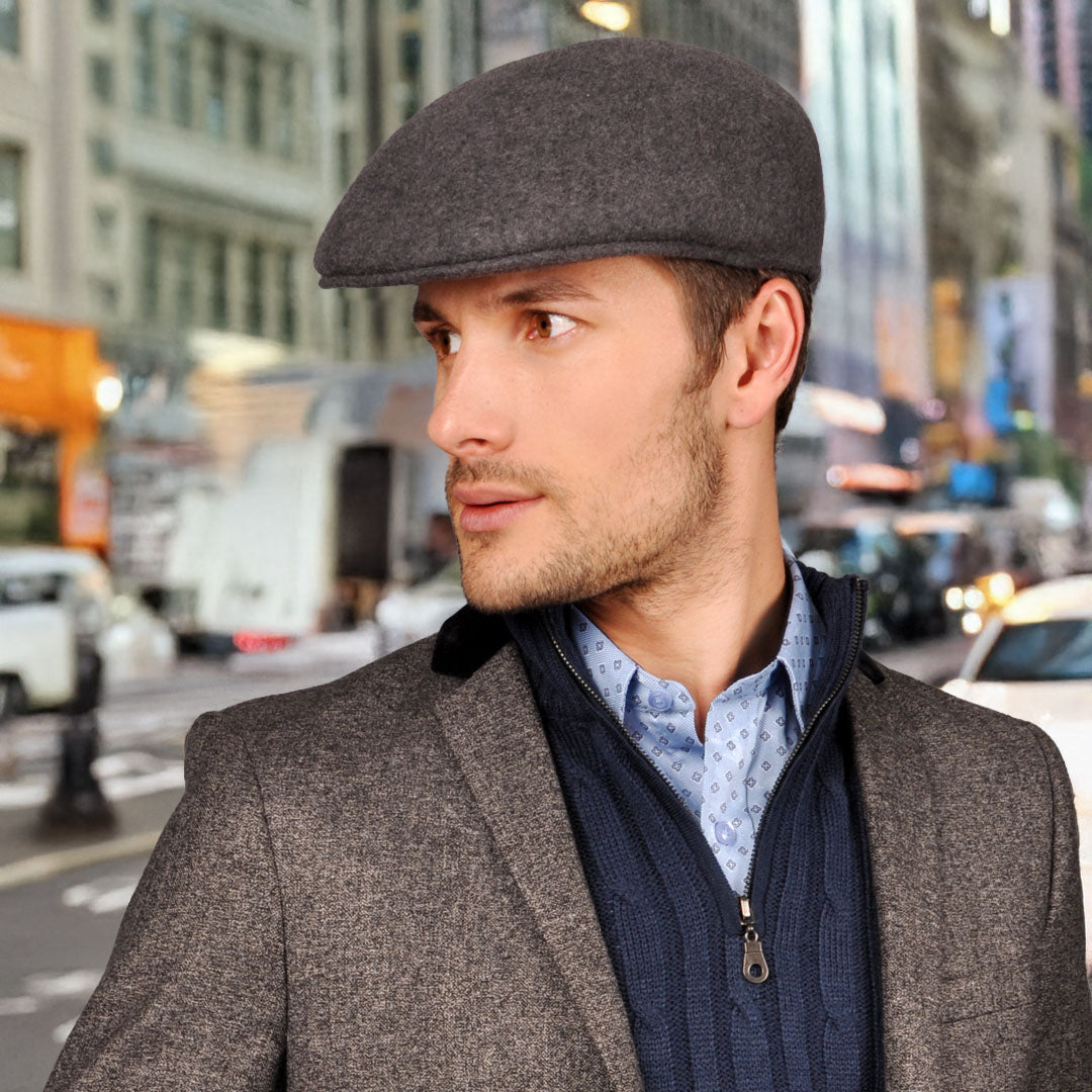 Ascot Men's Wool Felt Cap - Bigalli Hats USA - Flyclothing LLC