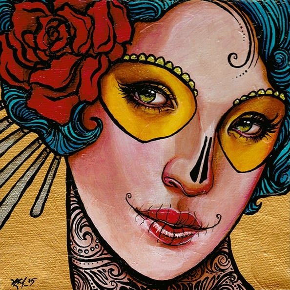 Black Market Art Company Catrina II Print