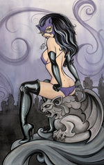 Black Market Art Company Cat Women Print